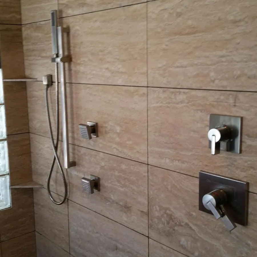 Shower fixture installation for Water Heater Replacement in Economy